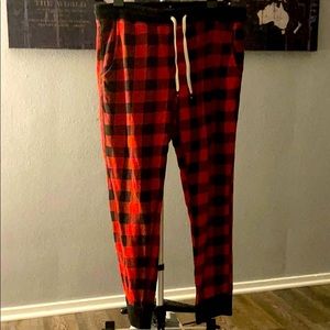 American Eagle XL Plaid joggers